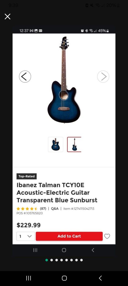 Acoustic Guitar - BRAND NEW