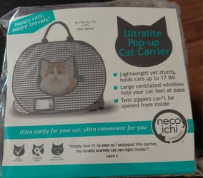 Neco Ichi Ultralite Pop-Up Cat Carrier