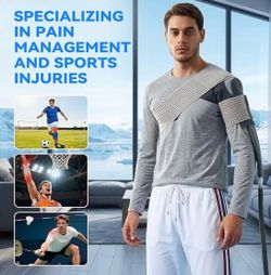 Cold Therapy Machine, Silent Brushless Pump Knee Ice Machine with Cryotherapy System, Ice Therapy Machine for Knee, Shoulder, Ankle, Leg and Hip