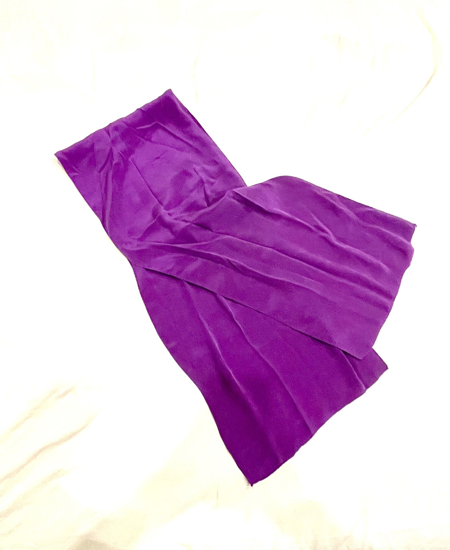 Silk Violet Scarf 54”