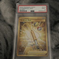 2020 Pokemon Sword & Shield FA/Ordinary Rod (Secret) PSA 9