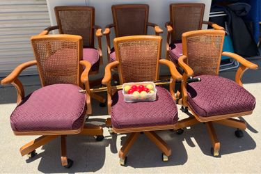 3 & 1 table with 6 chairs