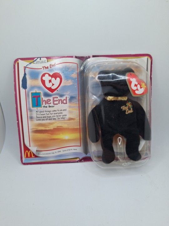 McDonald's The End The Bear Beanie Baby 