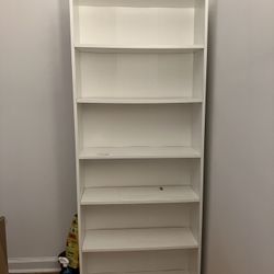 White IKEA Billy Bookshelf