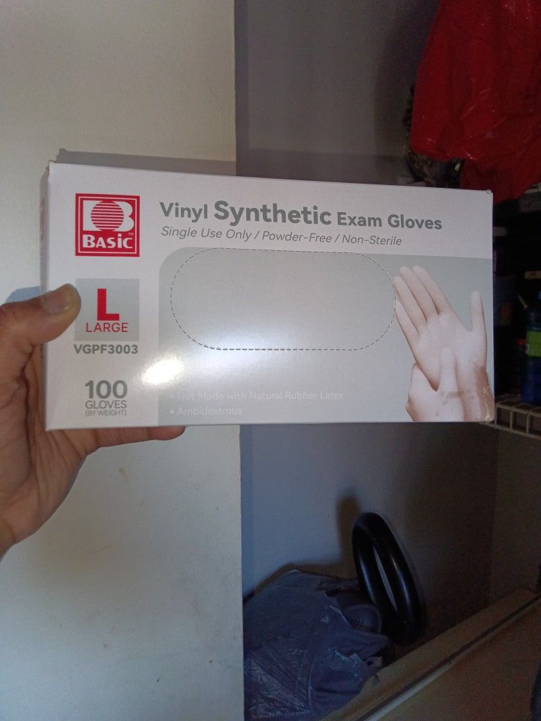 Large Vinyl Gloves