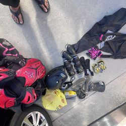 Woman’s Girls Kids Fox Dirt Bike Motocross Riding Gear 