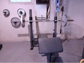 Gold’s Gym Olympic Bench Press Set