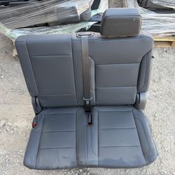 Black Leather Tahoe Seat