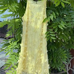 Women’s Yellow Party Dress