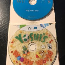 Wii SPORT AND WII U YOSHIS WOOLY WORLD BOTH FOR $20