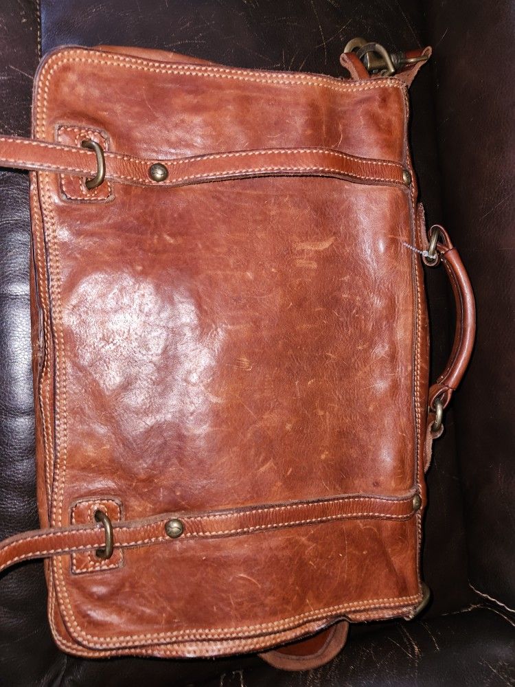  Leather Briefcase / Messenger Bag