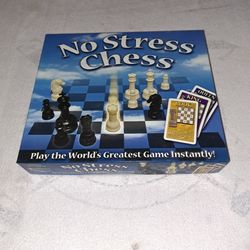 No Stress Chess Board Game In Excellent New Condition (Is Complete Nothing Missing)