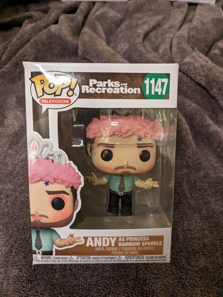 Andy Dwyer Princess Rainbow Sparkle Funko Pop