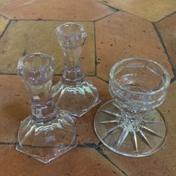 Crystal Candle Holders 