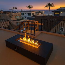 New Outdoor Patio Fire Pit Concrete Heater Table