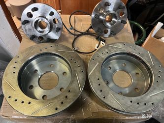 Brand new pair of brake disks and rotors