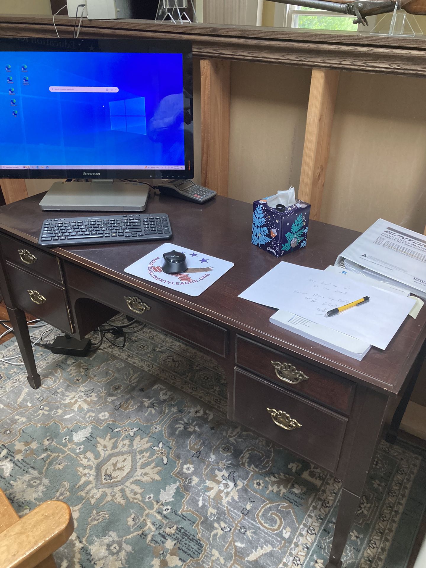 2 small secretary desks