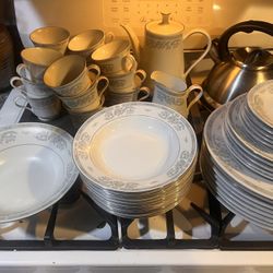 vintage fairy-field fine china set 