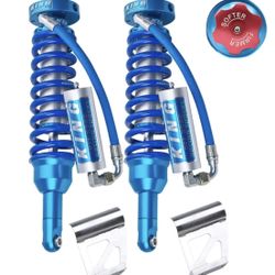 King 2.5 Rear Piggyback Reservoir Shock with Adjuster for Ford F150 2015+ 2WD/4WD (Pair)🔥🔥🔥🔥