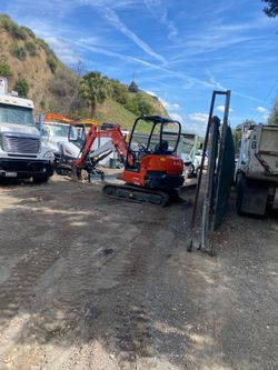 Mini excavator work