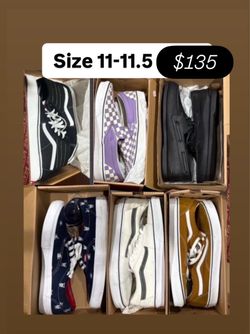 Vans size 11-11.5 package deal $135
