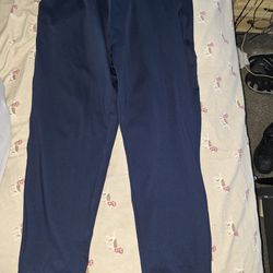 32 Degrees Heat Mens Pants Large Blue Jogger Sweatpants Pockets Adjustable $20