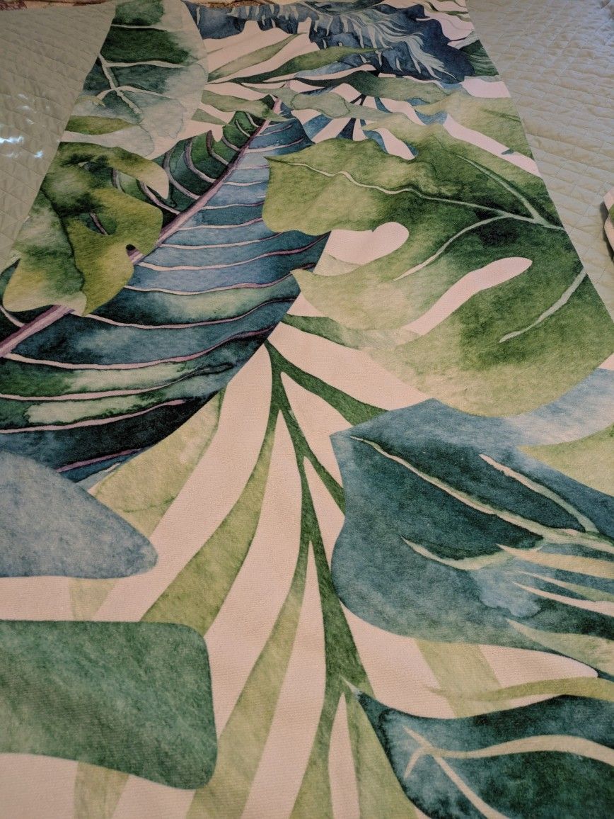 New Tropical Leaf Print Beach/Pool Society6 Towel