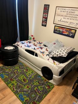 Car bed with new mattress