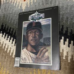2001 MLB Baseball Seattle Pedro Martinez Program 