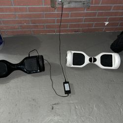 2 Hoverboards. Comes with 1 charger