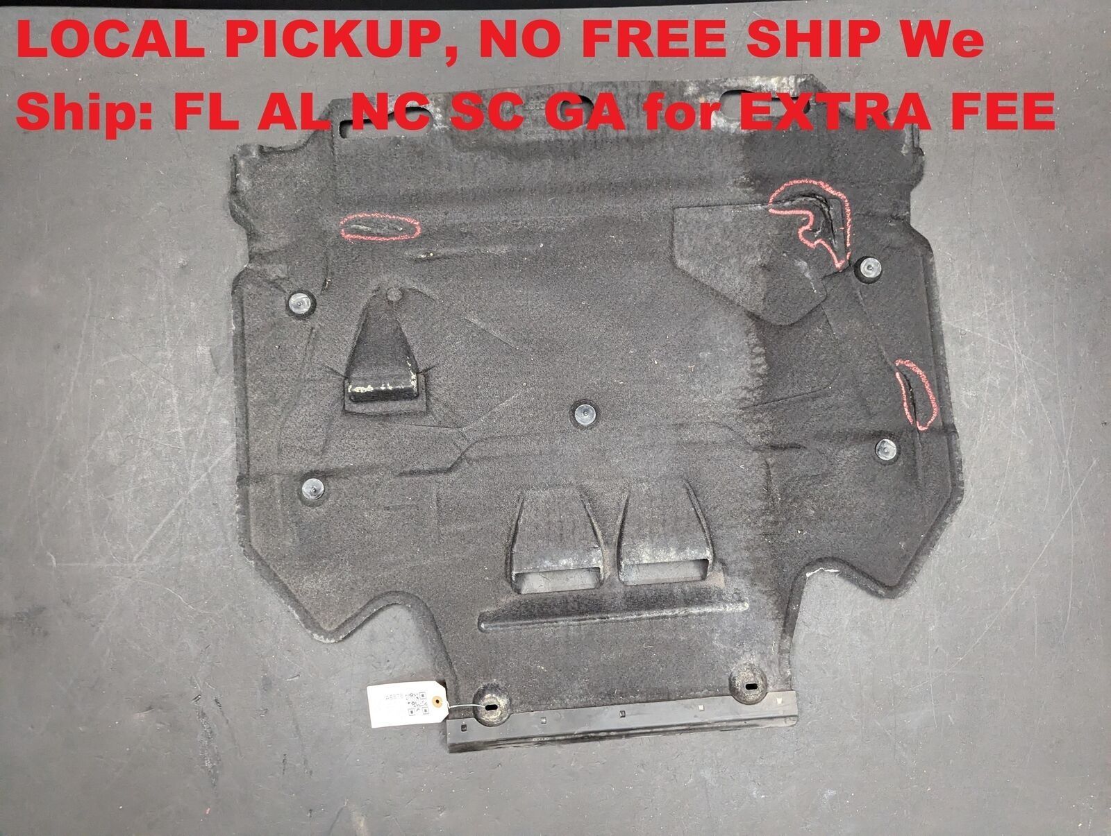 Engine Under Cover Splash Shield 2018 Audi A6 4G0863822J 2012-2015 2016 2017 X (A6878)