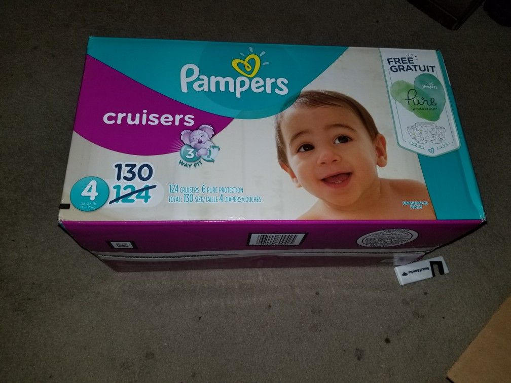 Pampers cruisers size 4