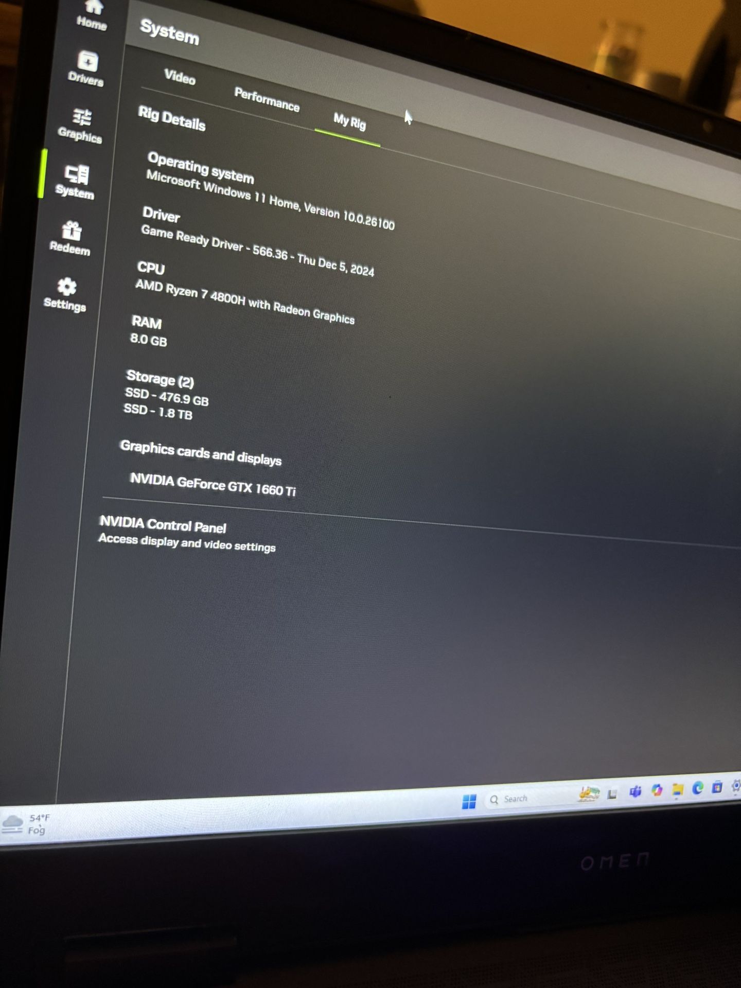 HP OMEN 15 GAMING LAPTOP