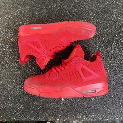 Jordan Retro 4 Flyknit Red