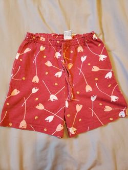 Girls 5/6 Floral Pattern Shorts