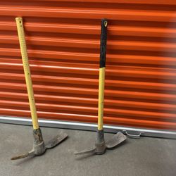  Pick Mattocks / Grub Hoes (2 Tools) Heavy Duty