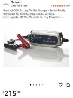 Maserati battery charger