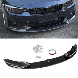 2013-2020 For BMW 4 Series F32/F36 Front Lip 4 Piece PG Style Gloss Black Brand New AR-BMW-078