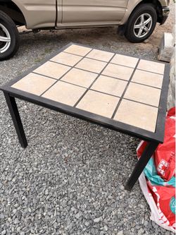 Wrought Iron garden table