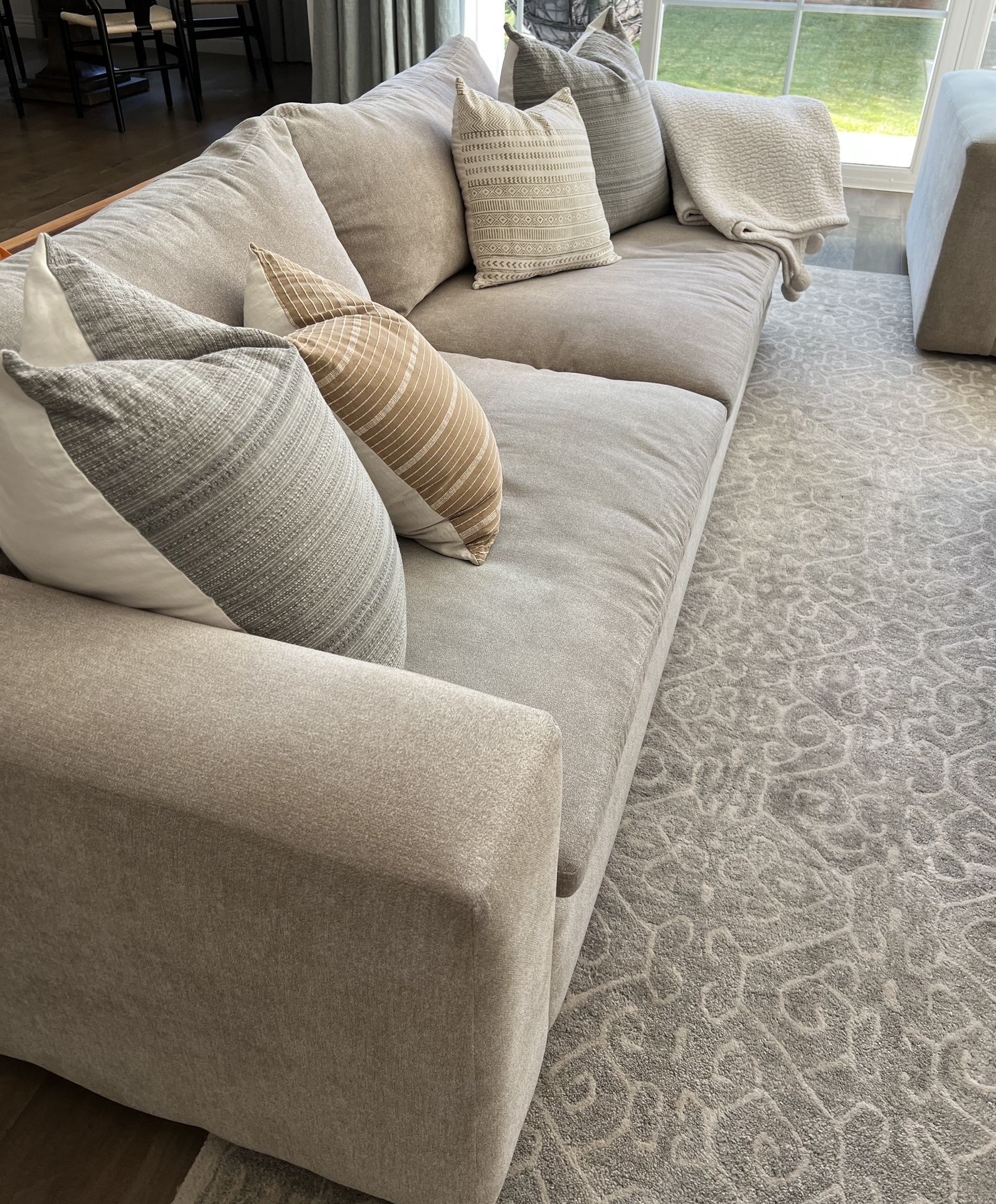 Living Spaces Sofa & Chair