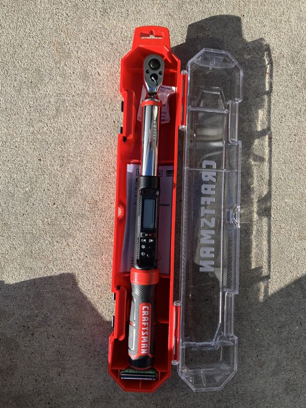 CRAFTSMAN 3/8in Drive Digital Torque Wrench (20ft lb to 100ft lb