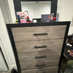Tall dresser w/ mirror