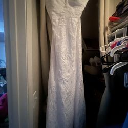 Wedding Dress And Shoes