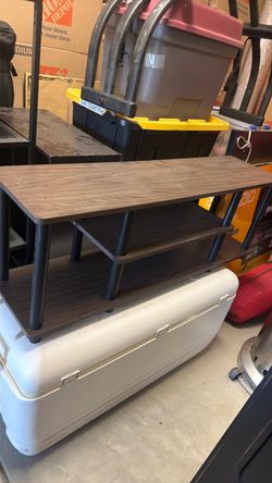 Furinno Turn-N-Tube 3-Tier Entertainment Center TV Stand