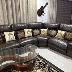 Beautiful Leather Power Recliner For Sale