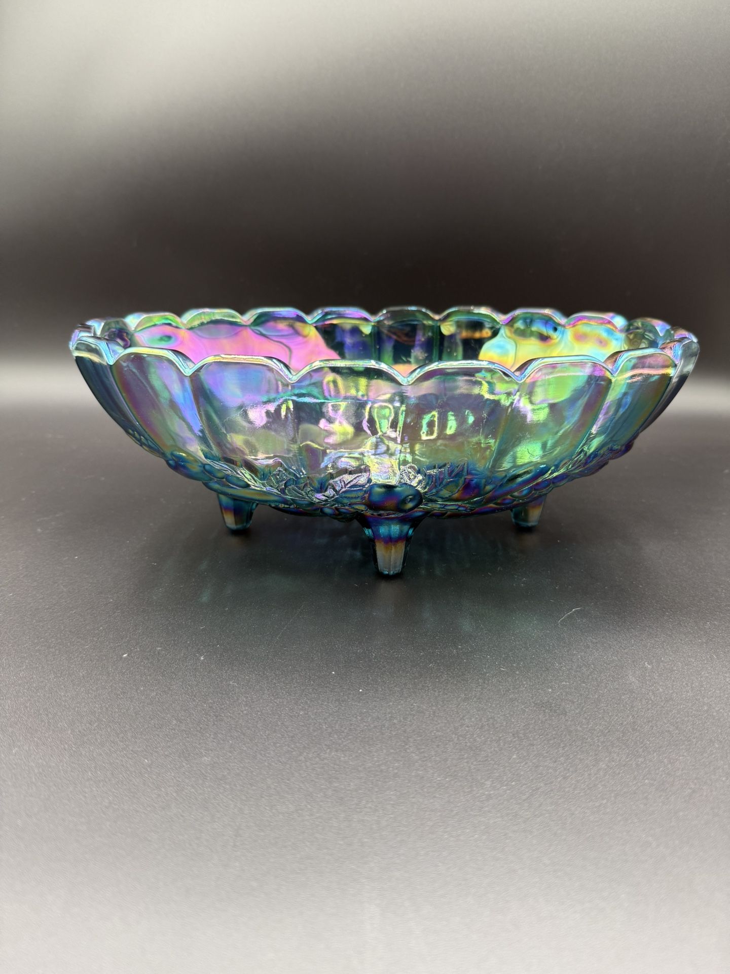 Vintage Carnaval Glass Center Piece