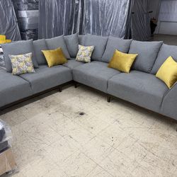 New Grey Sectional