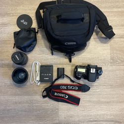 Canon EOS 70d With Lens