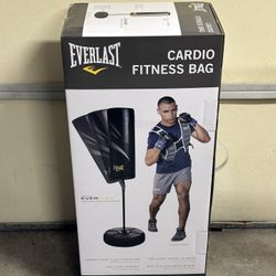 Brand New Everlast Cardio Fitness Training Bag Black Punching Exercise