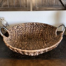 Braided Center Piece Basket
